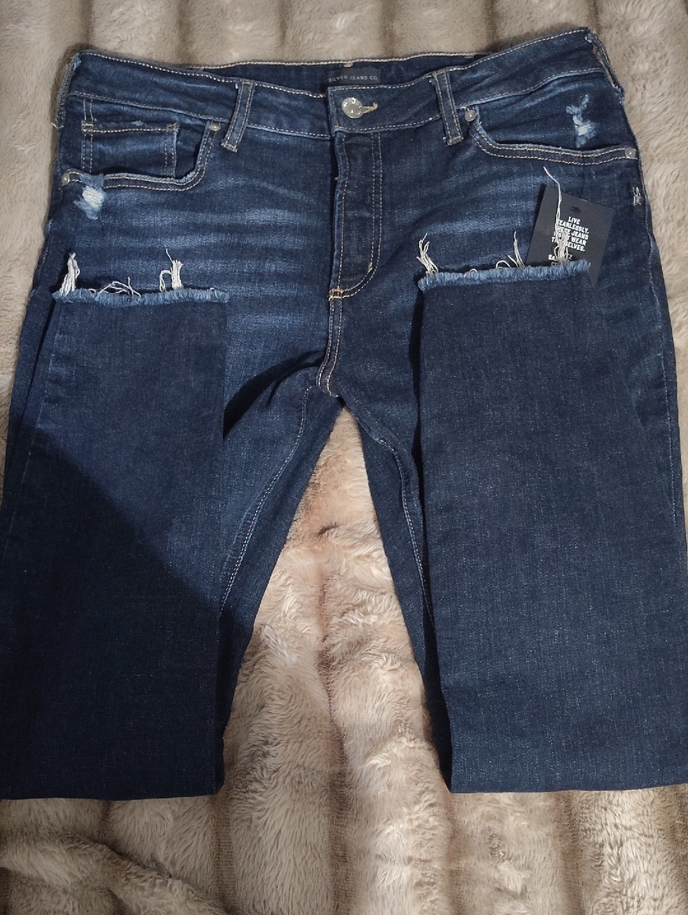 Silver Skinny Jeans - Picture 4 of 7